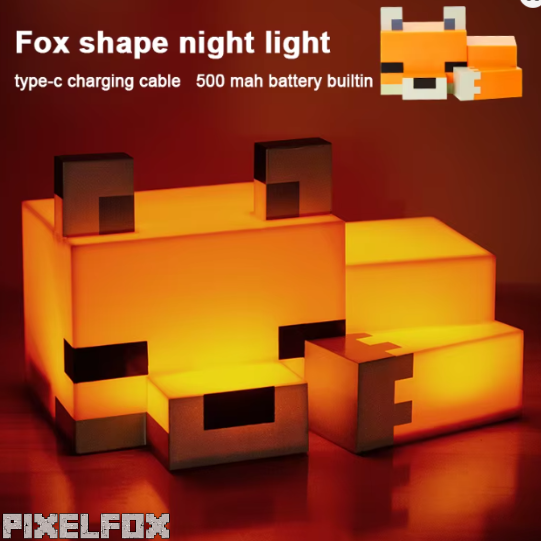 PixelFox - Lámpara de Zorro